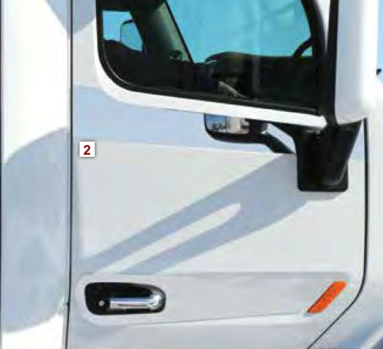 Peterbilt 579/ 567 Upper Door, Under Window Trims (Pair)