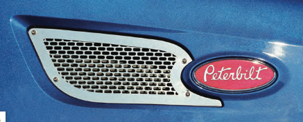 Peterbilt 579 Air Intake Screen W/ Oval Punches