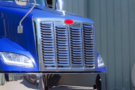 Peterbilt 587 Hood Grill w/66 Louvers (8.25, 8.)