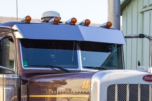 Peterbilt All St./Ultra Cab 13" Blind Mount Drop Visor