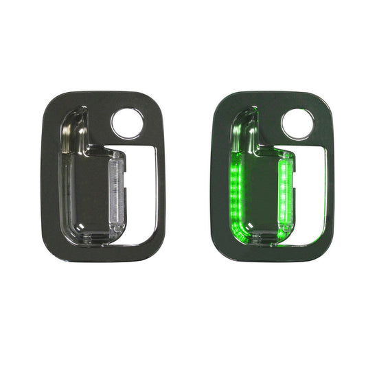 Peterbilt Door Handle Cover with 6 Green LEDs (Passenger)