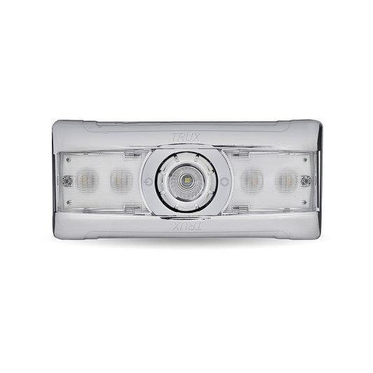 Peterbilt LED Interior Projector Dome & Map Light - 6-Color Auxiliary LED / Chrome
