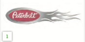 Peterbilt Logo Trim "Scorch" (Pair)