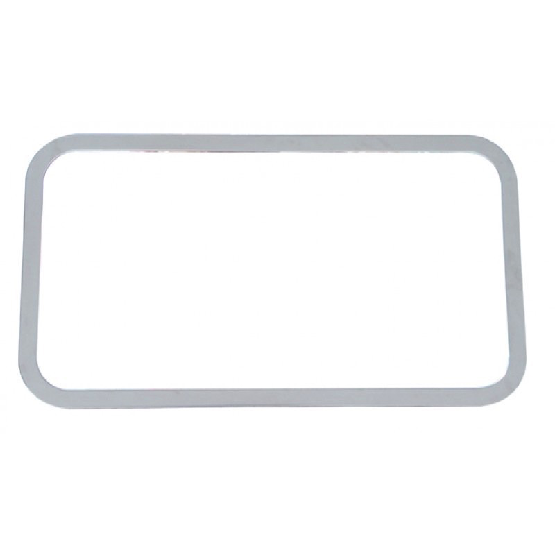 Peterbilt Stainless Rear Sleeper Window Trim - Cab Interior