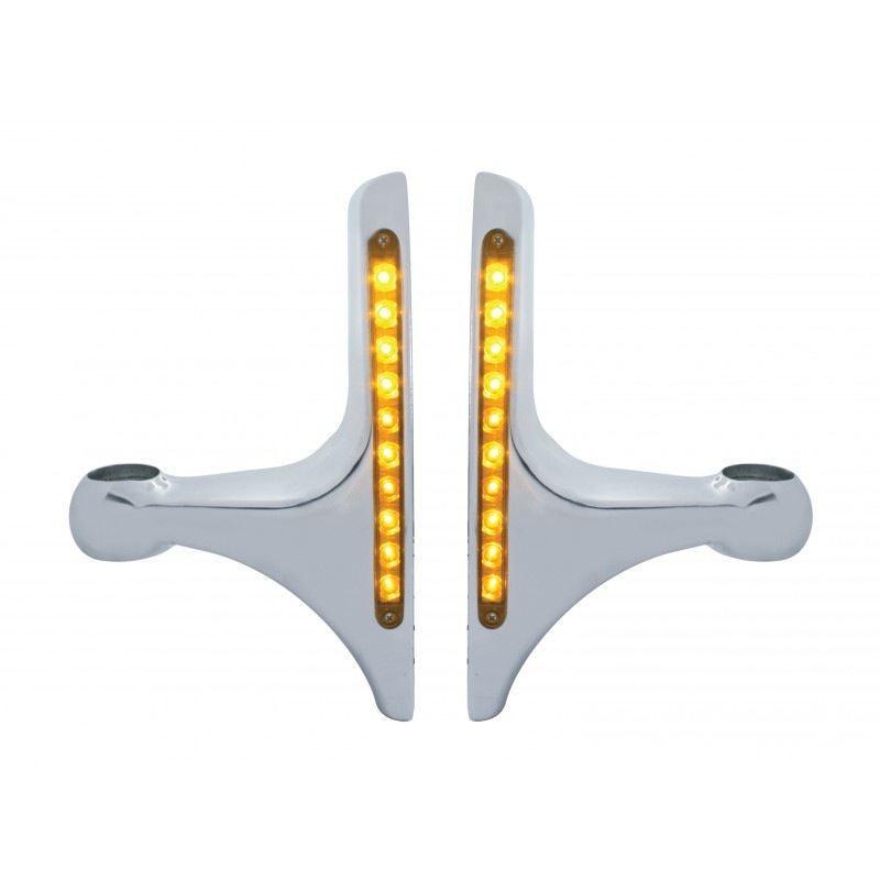 Led Headlight Bracket - 10 Amber Led/amber Lens - Lighting & Accessories