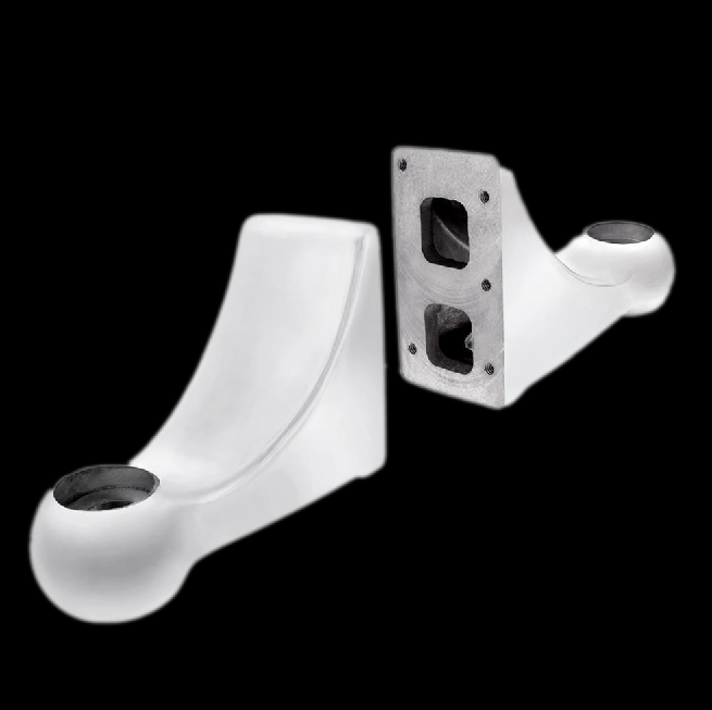 Polished L Shape Headlight Bracket