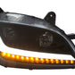 Projection Headlight with Black Reflector and Light Bar fits Peterbilt 579 & 587