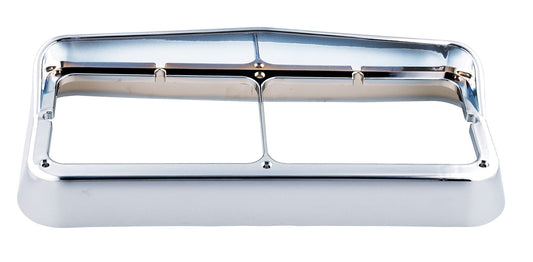 RECTANGULAR DUAL HEADLIGHT BEZEL W/ VISOR