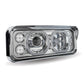 Rectangular Halo LED Projector Headlight Assembly-Passenger SIde. Freightliner classic, kenworth, peterbilt, western star