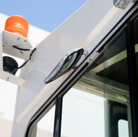 RECTANGULAR OVER DOOR CONVEX MIRROR W/ MOUNTING BRACKET - 430 STAINLESS STEEL