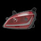 Red Housing Dragon Eye Headlight With LED Turn Signal and Day Light Bar (Driver Side ) fits Peterbilt 579 & 587