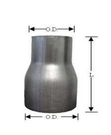 Reducer Aluminized. Tail pipe reducer OD_OD