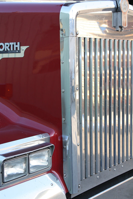 Replacement Hood Grill Post Kenworth W900L Hood