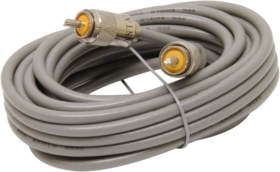 RG8X Cable with PL259 Connectors Grey (A8X18)