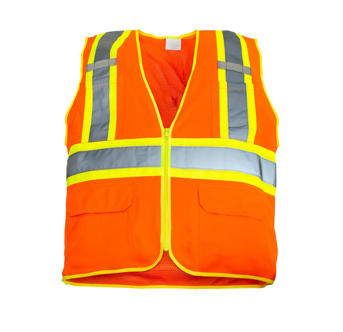Riggear High Visibility Reflective Orange Safety Vest
