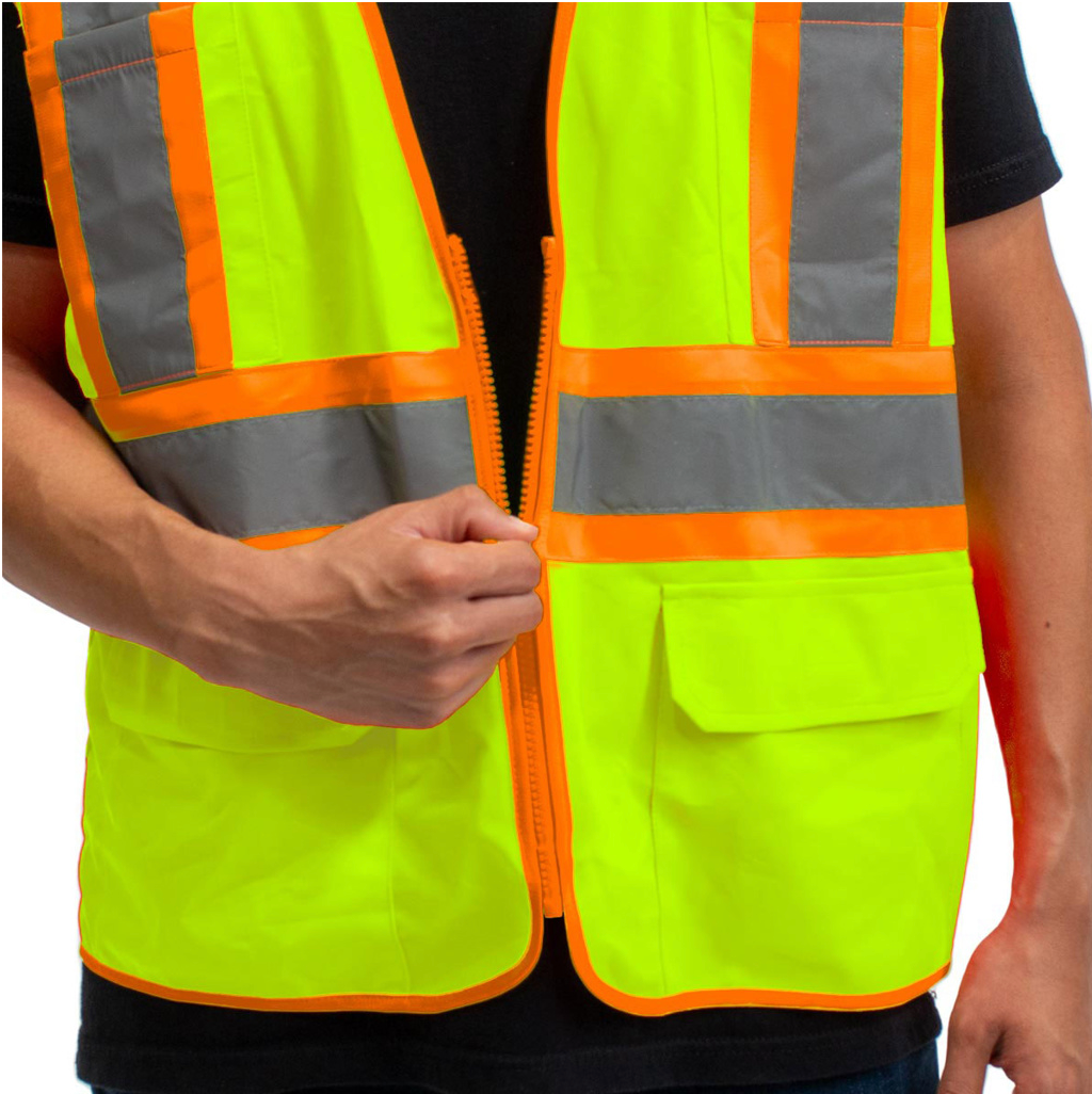 Riggear High Visibility Reflective Yellow Safety Vest