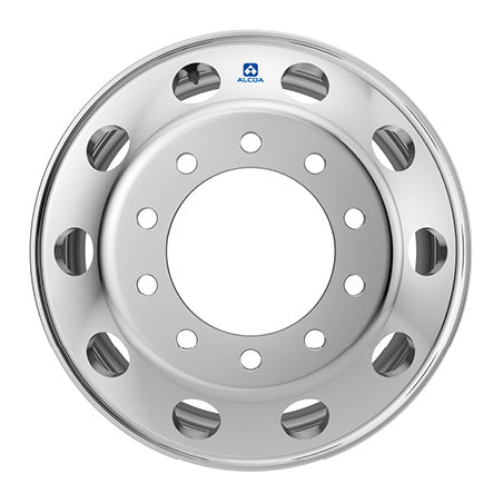 Rim Aluminum Wheel Alcoa 22.5 X 8.25 Rim  Bright Finish On Both Sides. 10 Holes
