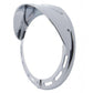 Round Turn Signal Light Bezel - Visor On Bottom - Lighting & Accessories