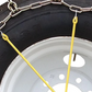 Rubber Accessory Spider/Star Bungee Adjuster For Snow Chain - (Pair).