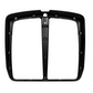 SATIN BLACK GRILLE WITHOUT BUG SCREEN FOR 2008-2016 KENWORTH T660