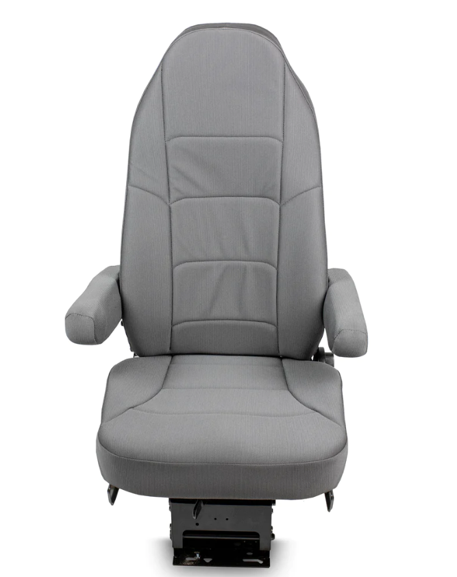 Seat, Heritage Silver, Tuff Cloth, Highback W/ Arms