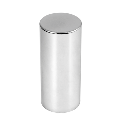 Short Cylinder Chrome Plastic 33mm Lug Nut Cover -Screw On-