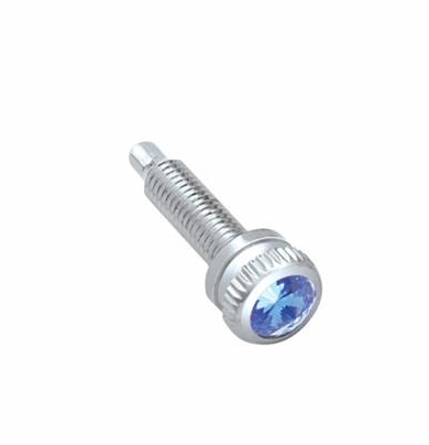 Short Dash Screw With Blue Crystal For Navistar International (6-Pack)