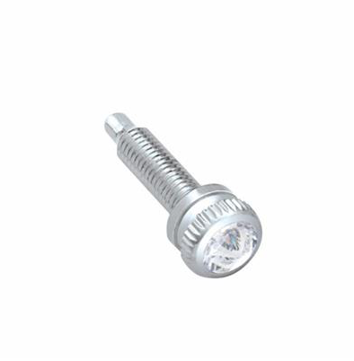 Short Dash Screw With Clear Crystal For Navistar International (6-Pack)