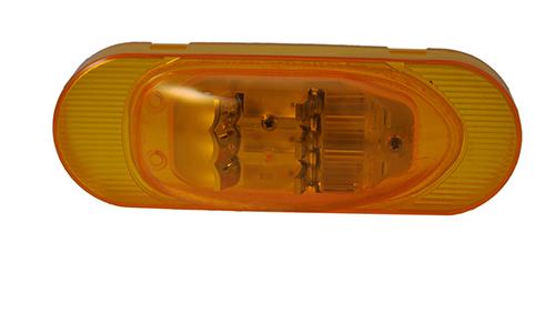 Oval LED Side Turn Marker Lights Grommet Mount Male Pin Lighting & Accessories