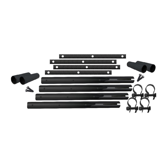 Single Axle Fenders Mounting Kit Poly w/ Black Tube Arms