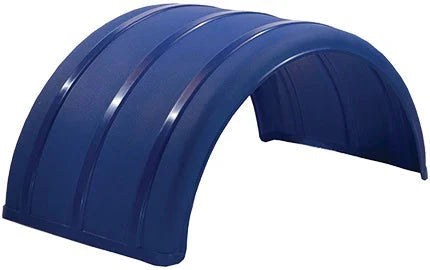 Single Axle Poly Fender - 25'' Wide fits 22.5” Dual Wheels, Fender Pair.