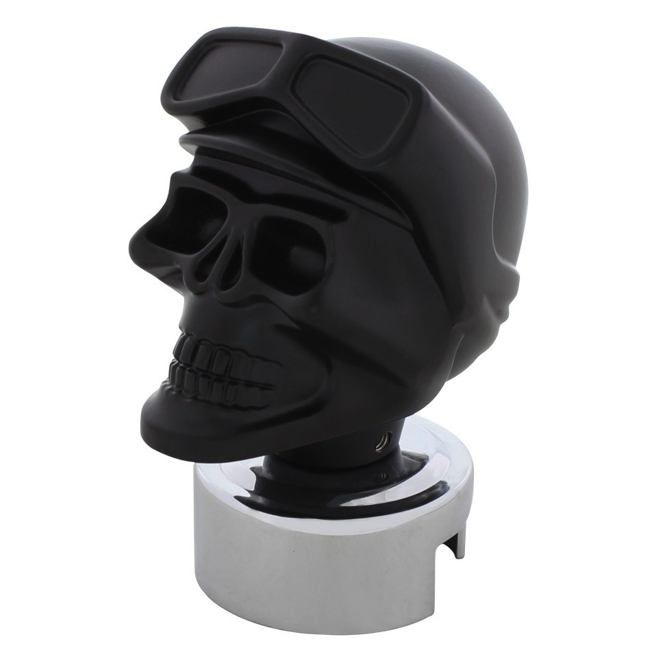 Black Skull Biker 13/18 Speed Shift Knob - Cab Interior