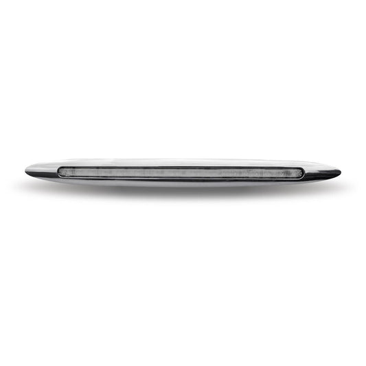 Slim Marker 17" Flatline Clear Red LED