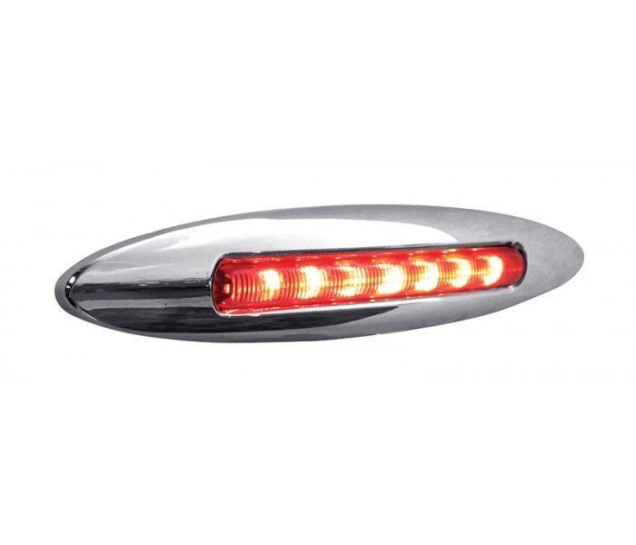 1 X 6 Slim Marker Led - Clear Red Lighting & Accessories