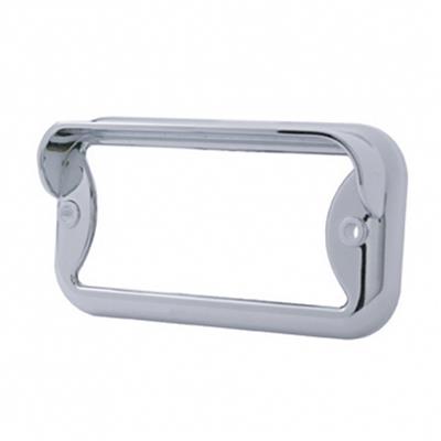 Small Rectangular Light Bezel w/ visor