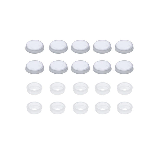 Snap-On Cover - Fits Size 6 & 8 Screw - Chrome