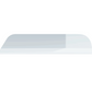 STAINLESS 6" CHOP TOP CHOPPED WINDOW TRIM FOR 2008-2017 FREIGHTLINER CASCADIA