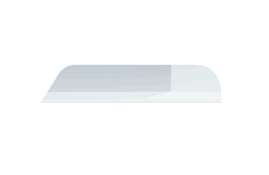 STAINLESS 6" CHOP TOP CHOPPED WINDOW TRIM FOR 2008-2017 FREIGHTLINER CASCADIA