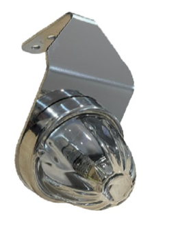 Stainless Mirror Turn Signal Angled Bracket Only for Watermelon Light (Light not included)
