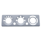 Stainless Steel 2006 + Peterbilt A/C Control Plate