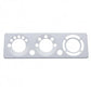 Stainless Steel 2006 + Peterbilt A/C Control Plate