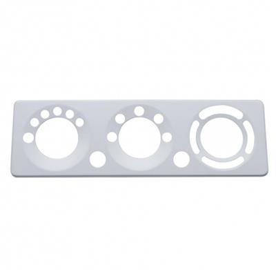 Stainless Steel 2006+ Peterbilt A/C Control Plate
