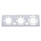 Stainless Steel 2006 + Peterbilt A/C Control Plate