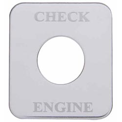 Stainless Steel Freightliner Switch Plate - Check Engine (DISCONTINUED)