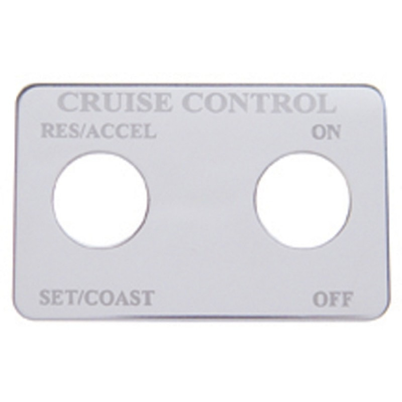 Freightliner Switch Plate - Cruise Control (2 Switches) - Cab Interior