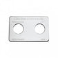 Stainless Steel Freightliner Switch Plate - Cruise Control (2 Switches)