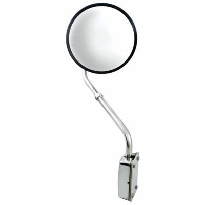 Stainless Steel Hood Mount Mirror