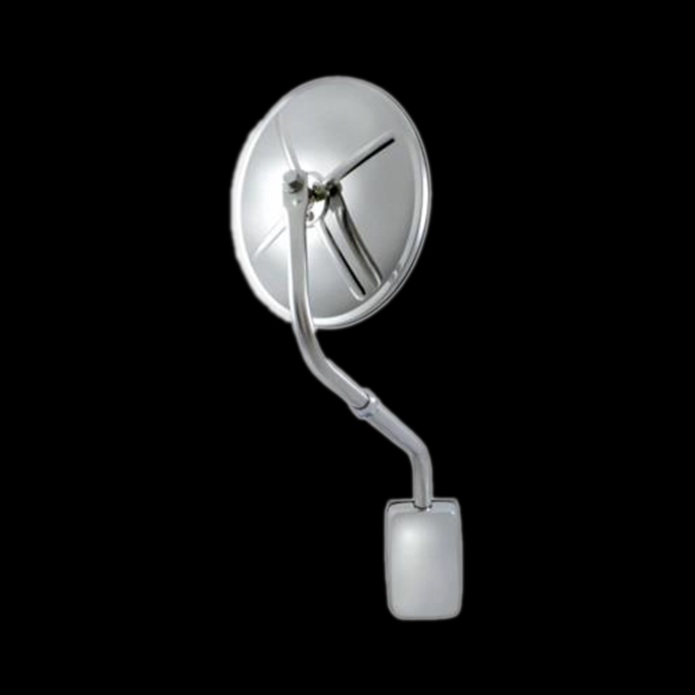 Stainless Steel Hood Mount Mirror