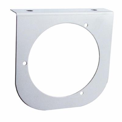 Stainless Steel Light Bracket W/One 4" Light Cutout