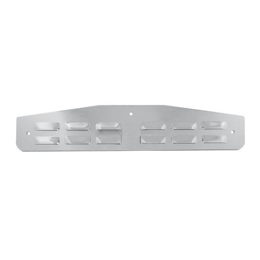 Stainless Steel Louvered Bottom, Mud Flap Plate Style 5" x 24"